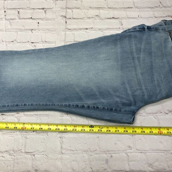 Old Navy Women Kicker Boot Cut Jeans Size 16 Short Blue Denim B252 -1 - Picture 6 of 16
